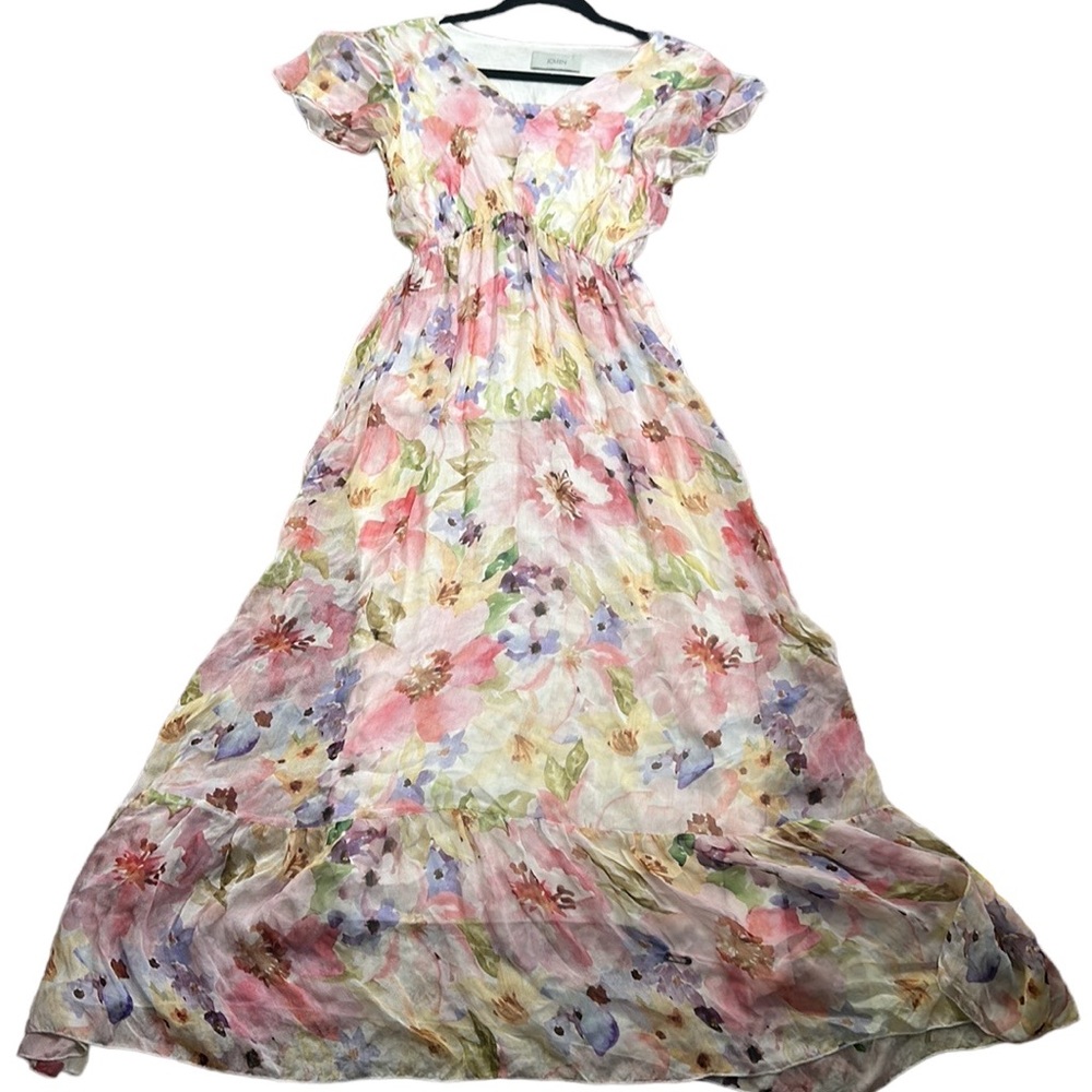 Joleen floral midi dress size XS